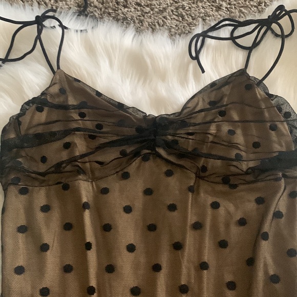 Black Nude Bodycon Dress - Picture 2 of 5